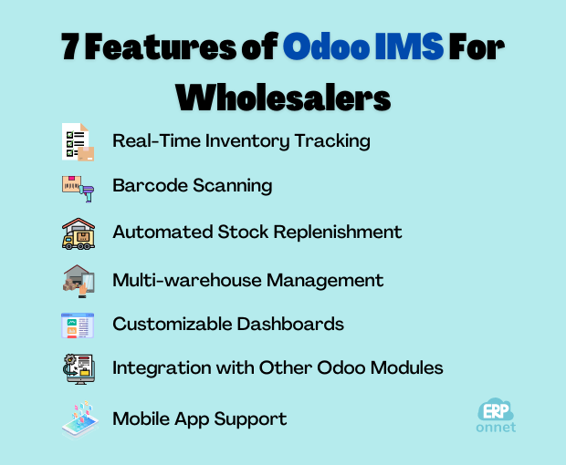 7 features of Odoo inventory management system for wholesalers